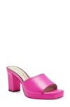 Jessica Simpson Women's Elyzza Slip-on Slide Dress Sandals Women's Shoes In Calypso Pink