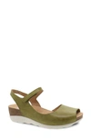 Dansko Marcy Sandal In Cactus Waxy Burnished