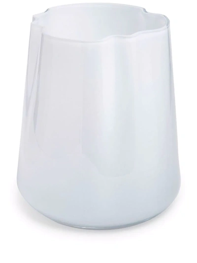 Lsa International Lagoon Lantern Medium Vase In White