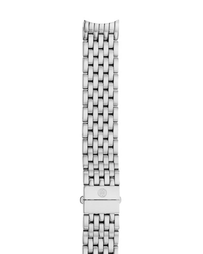Michele Deco Ii Midsize Seven-link Bracelet Strap, Silver