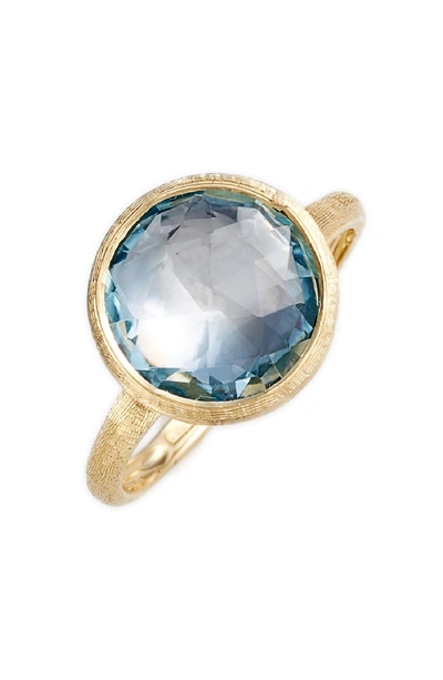 Marco Bicego 18k Yellow Gold Jaipur Ring With Blue Topaz In Yellow Gold/ Blue Topaz