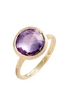 Marco Bicego 18k Yellow Gold Jaipur Ring With Amethyst In Yellow Gold/ Amethyst