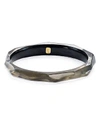 Alexis Bittar Faceted Lucite Bangle In Ash
