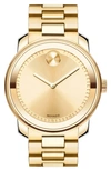 Movado Bold Ion Plated Stainless Steel Watch, 42.5mm In Gold