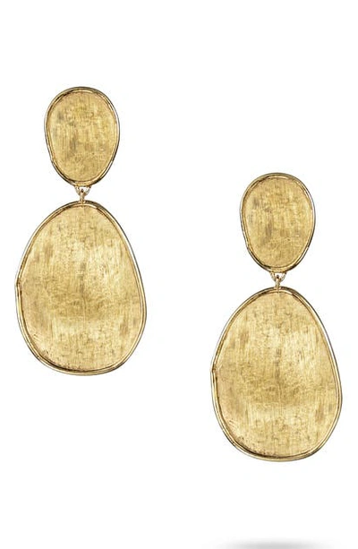 Marco Bicego Lunaria Drop Earrings In Yellow Gold