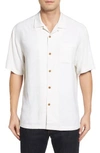 Tommy Bahama Islander Fronds Silk Camp Shirt In Continental