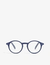 Izipizi Collection C Square Readers, 45mm In Navy Blue