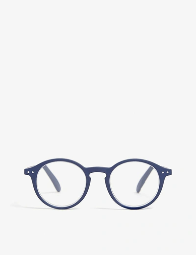 Izipizi Collection C Square Readers, 45mm In Navy Blue