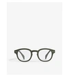 Izipizi Letmesee #c Oval-shaped Reading Glasses +1.50 In Black