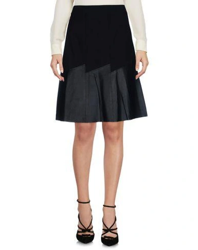 Elie Tahari Knee Length Skirt In Black