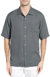 Tommy Bahama Royal Bermuda Silk Blend Camp Shirt In Shadow