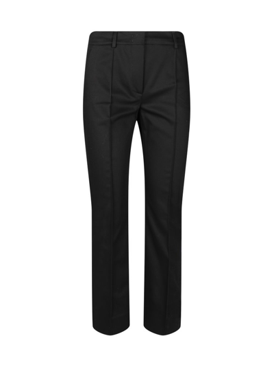 Sportmax Black Obliqua Mini Flare Trousers