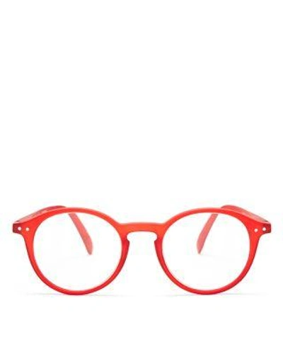 Izipizi Collection D Round Readers, 46mm In Red