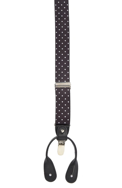 Ike Behar Ib Black Dots Suspenders