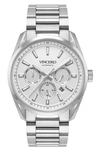 Vincero The Reserve Automatic Bracelet Watch, 41mm In Gray/ Silver