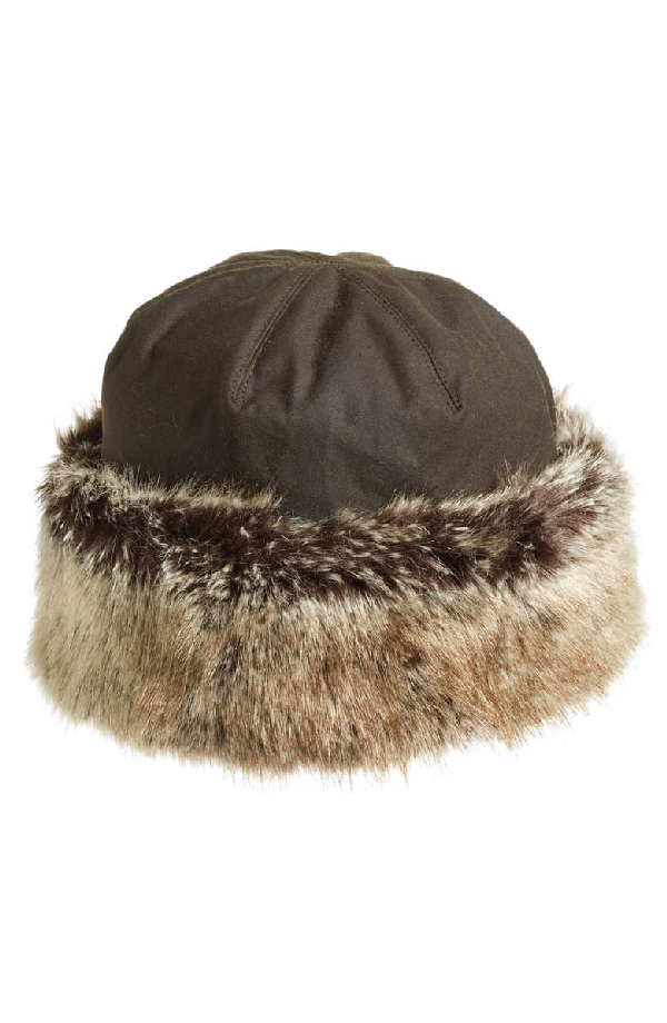 barbour fur hat