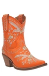 Dingo Primrose Western Boot In Orange