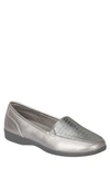 Easy Spirit Women's Devitt Loafers Women's Shoes In Metallic Pewter