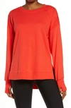 Sweaty Betty After Class Sweatshirt In Pentas Red