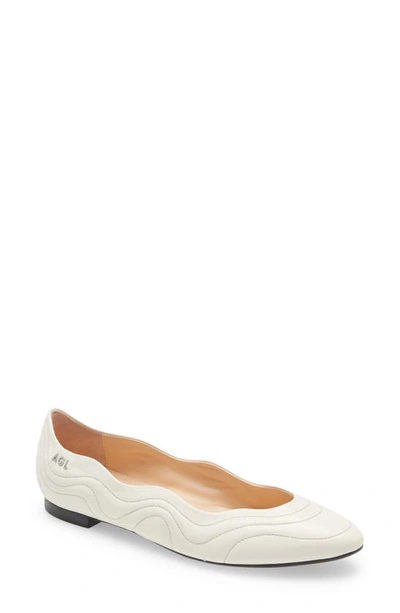 Agl Attilio Giusti Leombruni Denise Flat In Off White