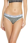 Calvin Klein Ck One Cotton Bikini Underwear Qf5735 In Mini Cheetah Print