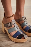 Free People Bellevue Clogs In River Multi