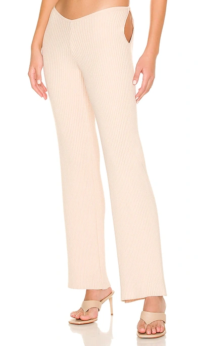 Ow Collection Kate Pants In Beige