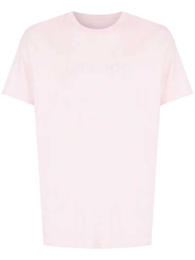 Osklen Equally Double Watercolour T-shirt In Pink