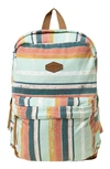 O'neill Shoreline Canvas Backpack In Multi Colored