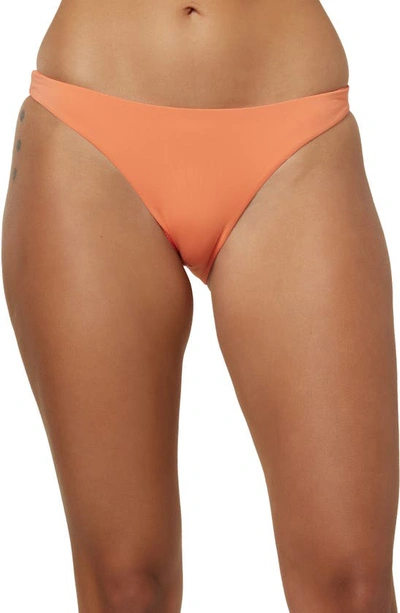 O'neill Flamenco Saltwater Solid Bikini Bottoms In Desert Flower