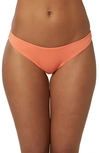 O'neill Rockley Saltwater Solid Bikini Bottoms In Desert Flower