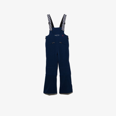 Perfect Moment Kids' Flared Ski Dungarees In Blue