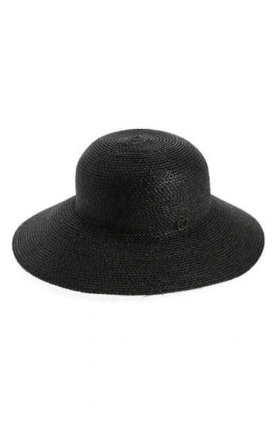 Eric Javits Packable Squishee Iv Short Brim Sun Hat In Black