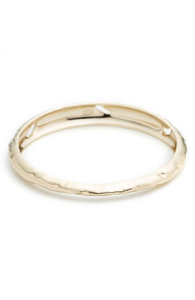 Alexis Bittar Crystal Elements Bangle In Gold