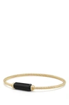 David Yurman Barrels Bracelet With Diamonds & Black Onyx In 18k Gold
