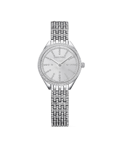 Swarovski Attract Unisex Silver-tone Bracelet Watch