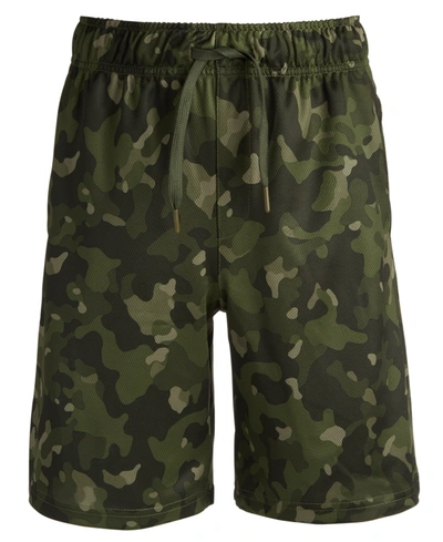 Ideology Kids' Toddler & Little Boys Printed Shorts, Created For Macy's In Native Green