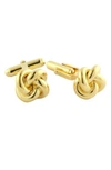 David Donahue Knot Cuff Links In Gold Knot