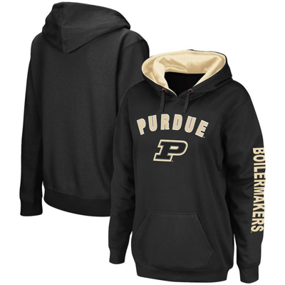 Colosseum Black Purdue Boilermakers Loud And Proud Pullover Hoodie