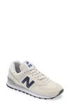 New Balance 574 Classic Sneaker In Tan/ Navy