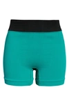 Free People Fp Movement Seamless Shorts In Green Teal