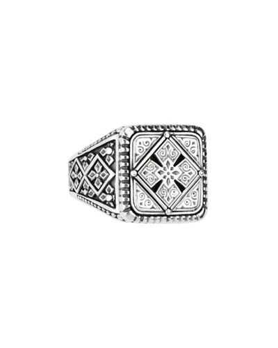 Konstantino Classic Sterling Silver Maltese Cross Ring Dmk1965-131-10 In Multi