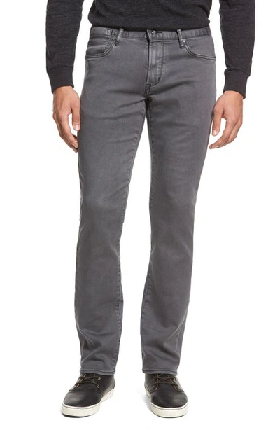 John Varvatos Star Usa Bowery Straight Fit Jeans In Shark In Iron Grey