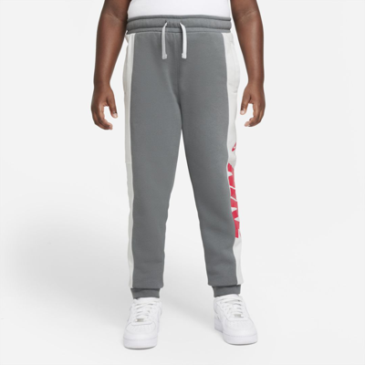 Nike Sportswear Amplify Big Kids' Joggers (extended Size) In Smoke Grey,photon Dust,smoke Grey,siren Red