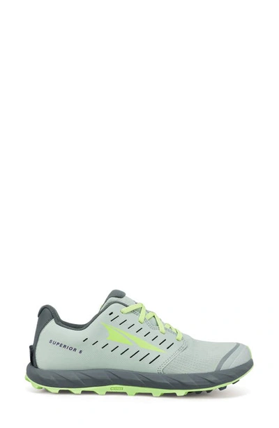 Altra Superior 5 Trail Running Shoe In Light Green