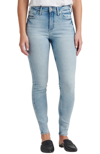 Silver Jeans Co. Infinite Fit High Rise Skinny Jeans In Indigo