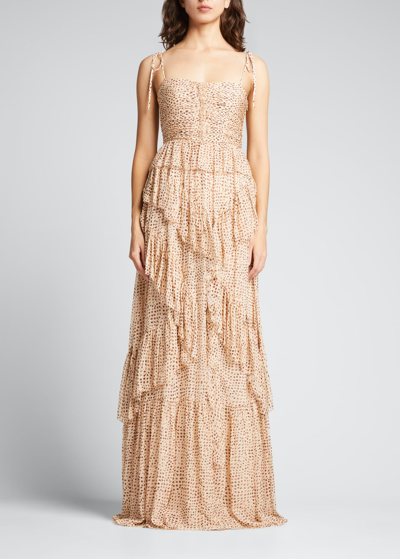 ulla johnson narcissa ruffle gown