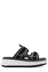 Chloé Lilli Double-strap Platform Slide Sandals In Black