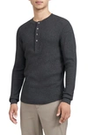 Theory Miller Rib Cotton Henley In Pestle
