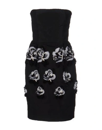 Prabal Gurung Short Dress In Black